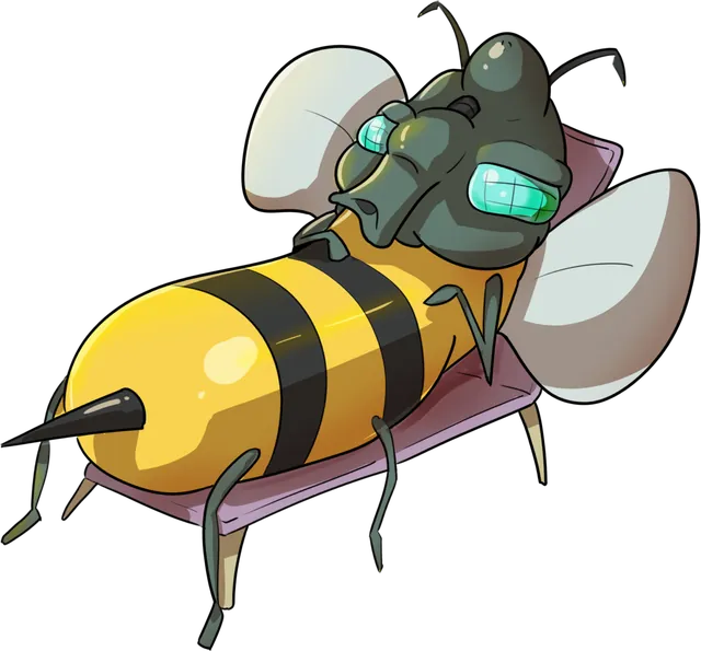Lazy bee