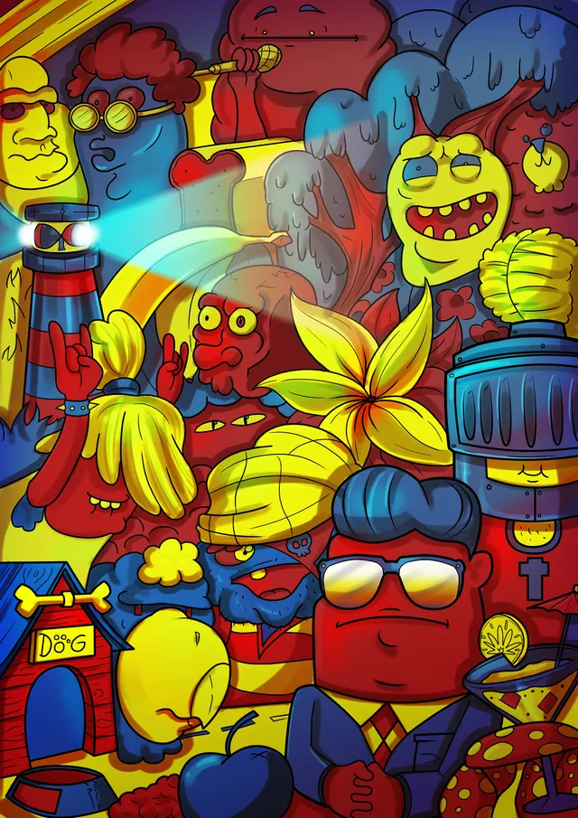 Second doodle crowd