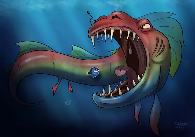 Dory in trouble