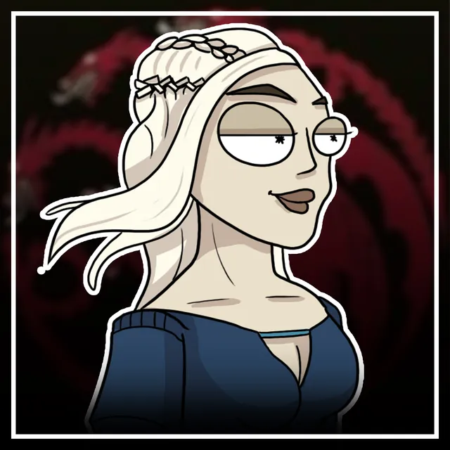 Daenerys as a cartoon