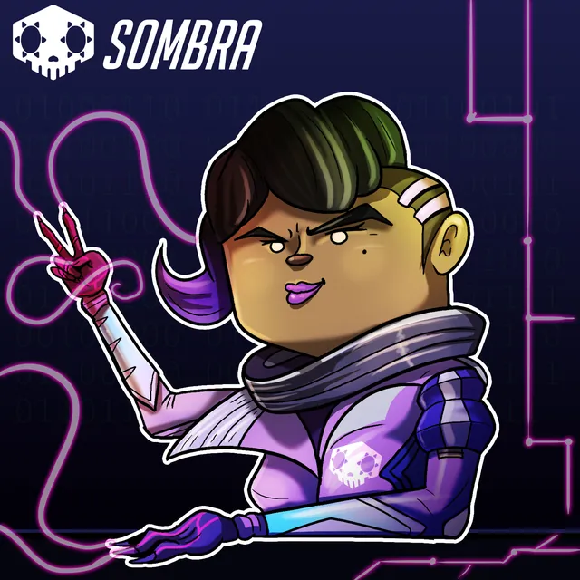 Sombra as a cartoon