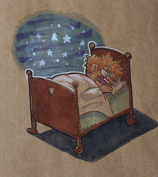 Monster in bed