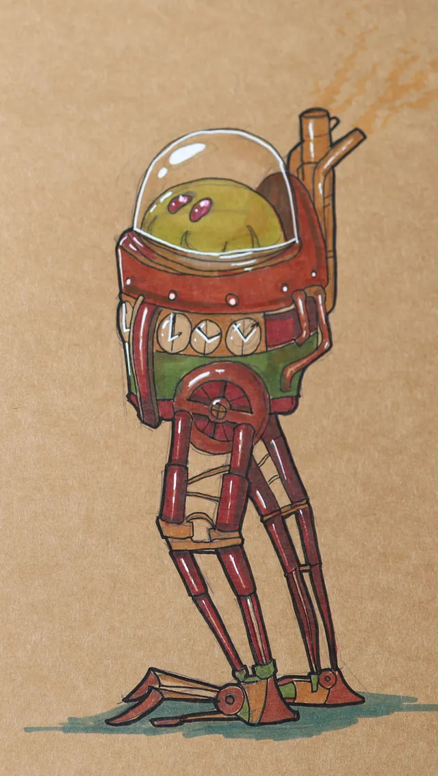 Sketchbook robot