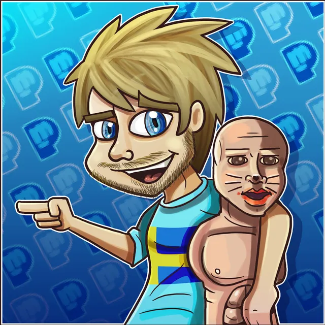 PewDiePie redrawn