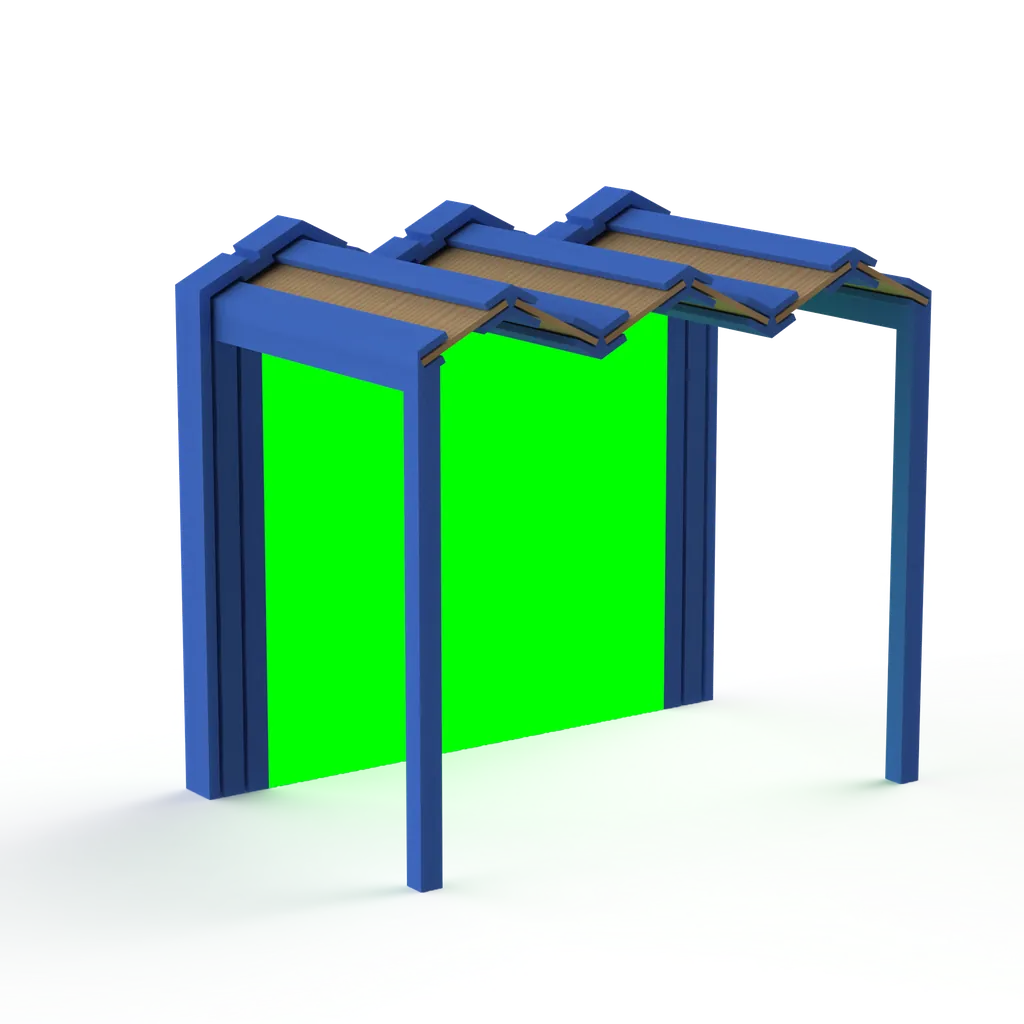 The printed bus shelter